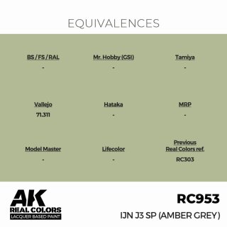 AK - Real Colors - Military - IJN J3 SP (AMBER GREY) (17ml)