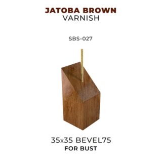 Scale75 - Jatoba - Brown Varnish Bevel 75 (35 x 35)