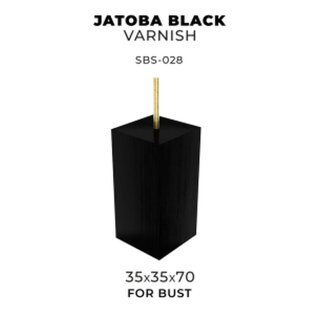 Scale75 - Jatoba - Black Varnish Bust (35 x 35 x 70)